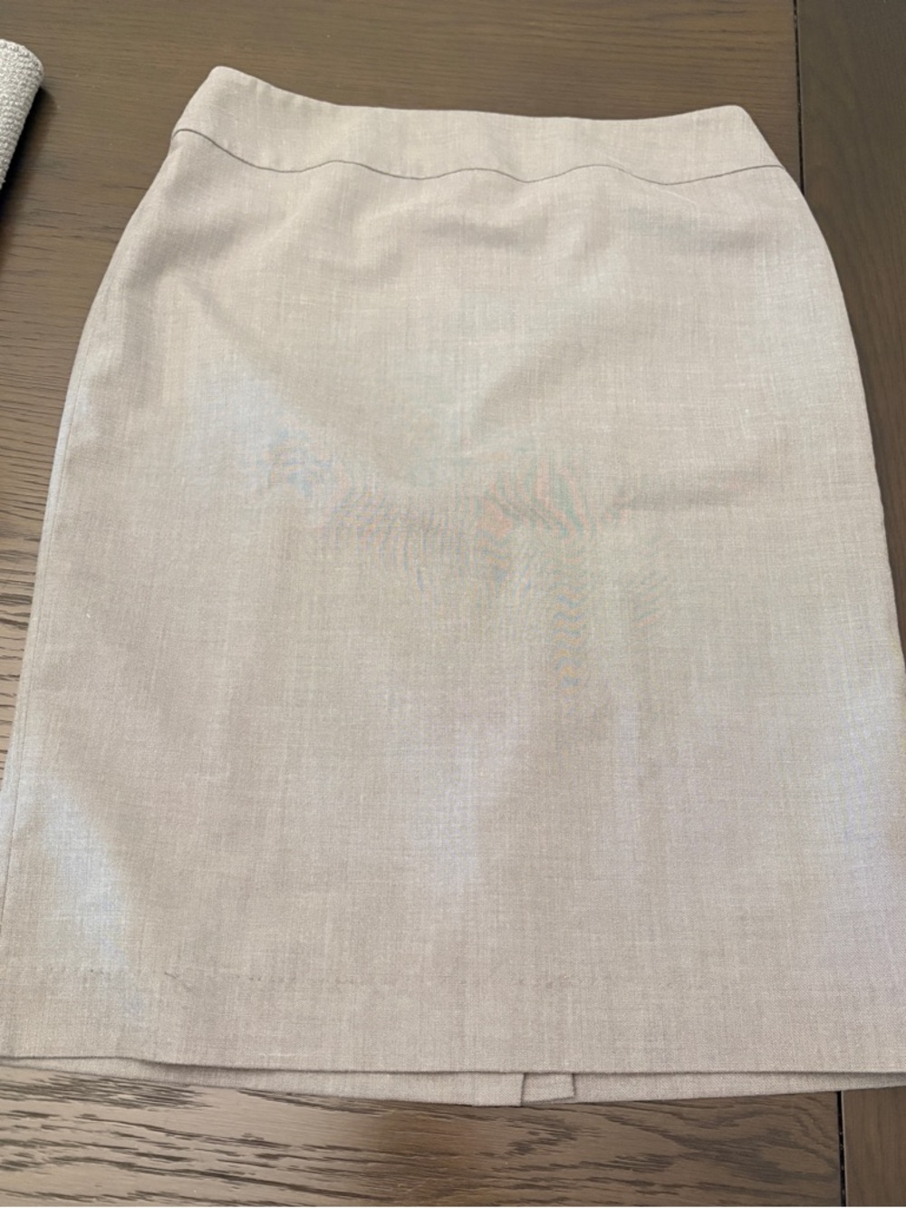 Kasper Light Beige Pencil Skirt